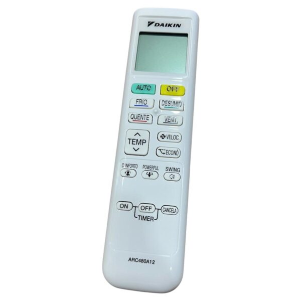 CONTROLE REMOTO AR CONDICIONADO DAIKIN 79000142 ORIGINAL - Imagem 4